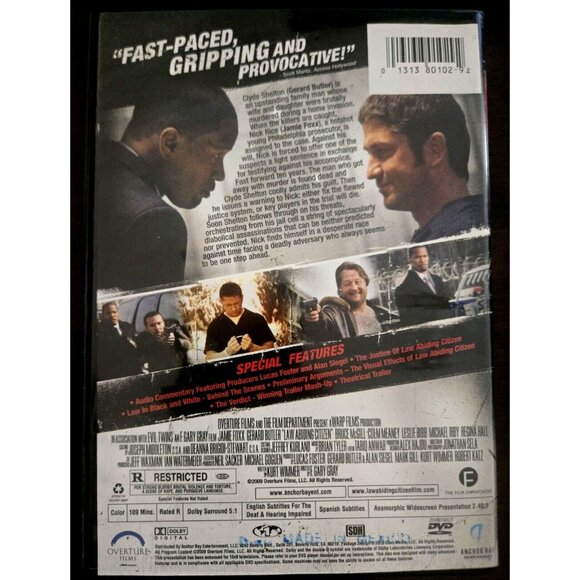 Law Abiding Citizen DVD Movie - Picture 2 of 2